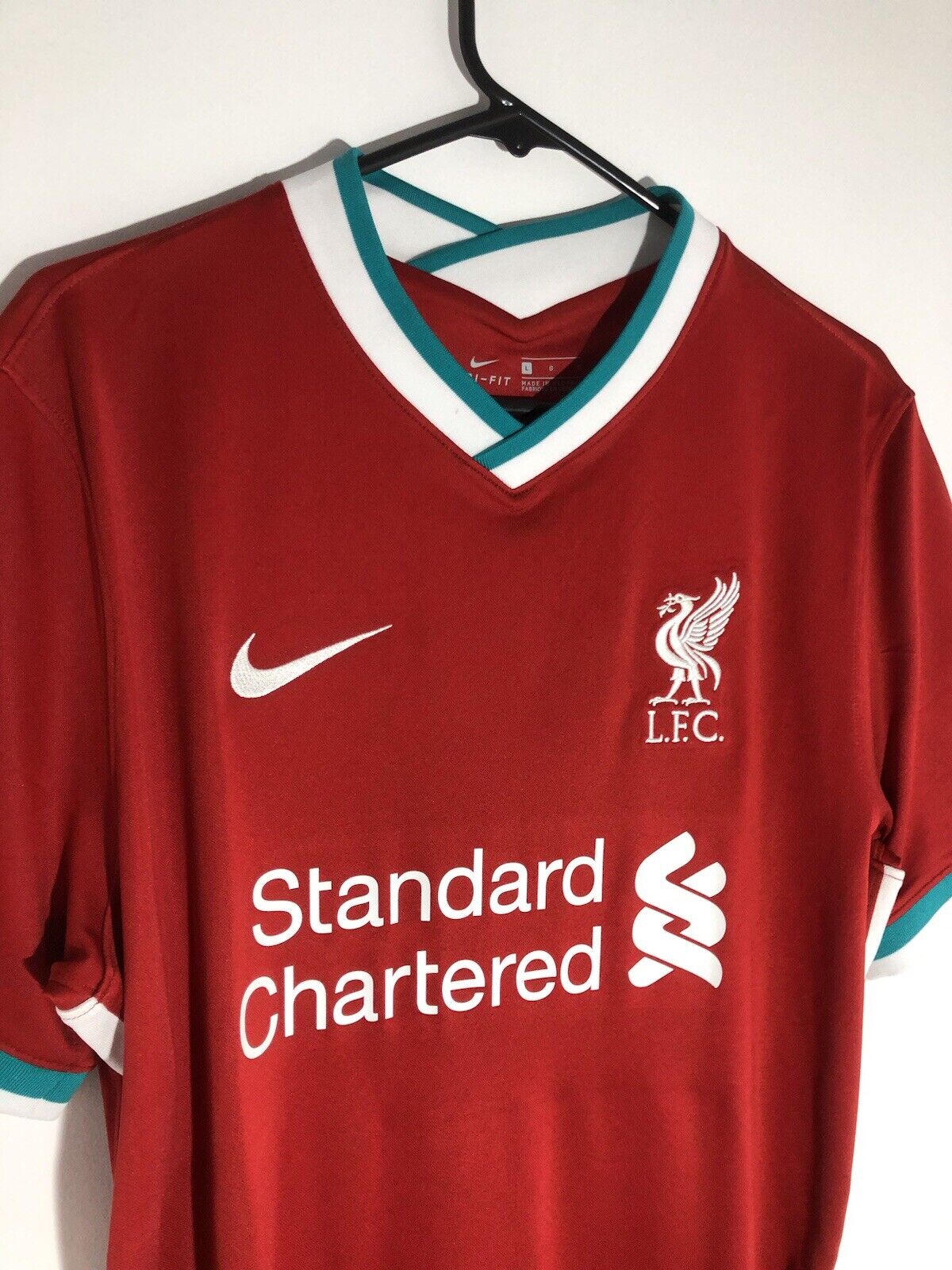 Virgil 4 Liverpool Large 2020 21 Home Shirt Nike Excellent Condition Cz2636 687