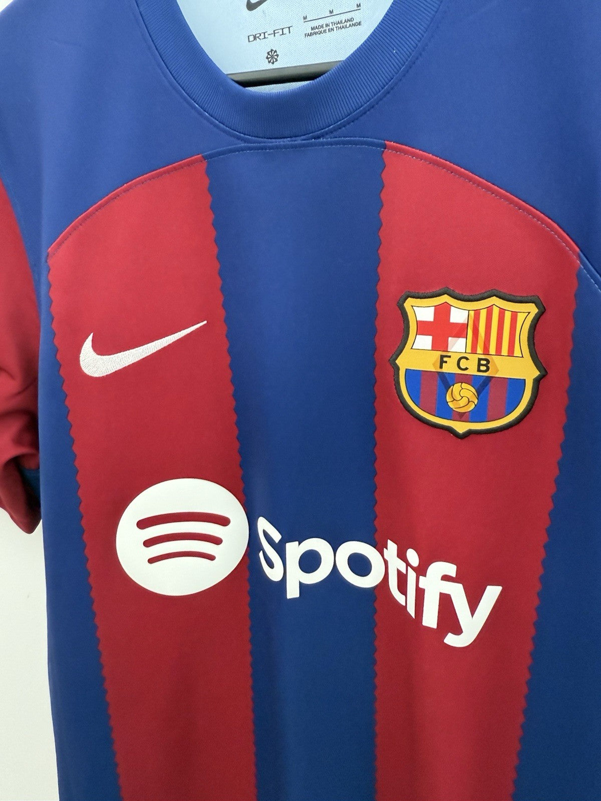 Barcelona Lewandowski #9 2023/24 Medium Home Shirt Excellent Conditio DX2687-456