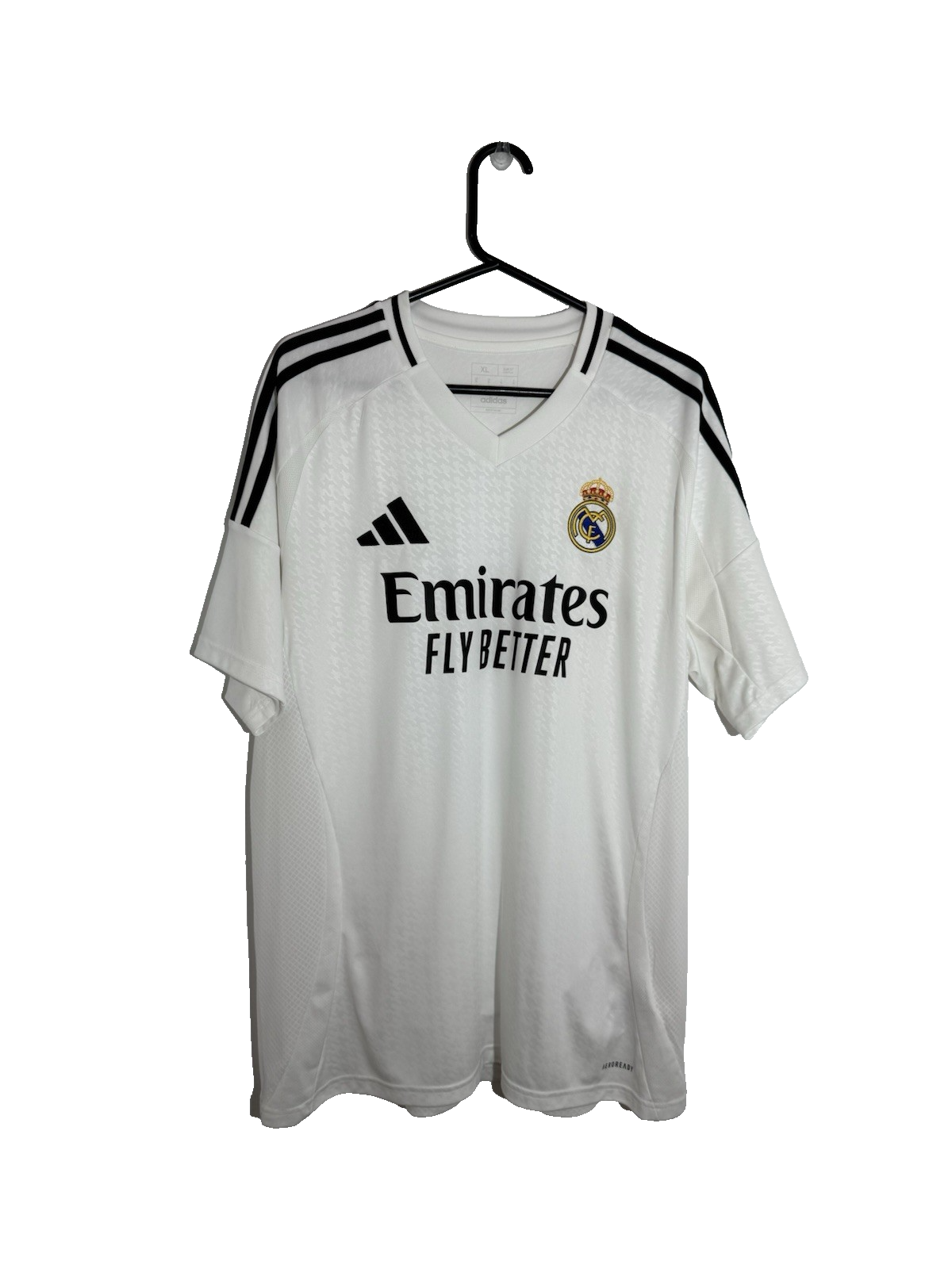 Real Madrid Mbappe #9 2024/25 XL Home Shirt Excellent Condition IU5011