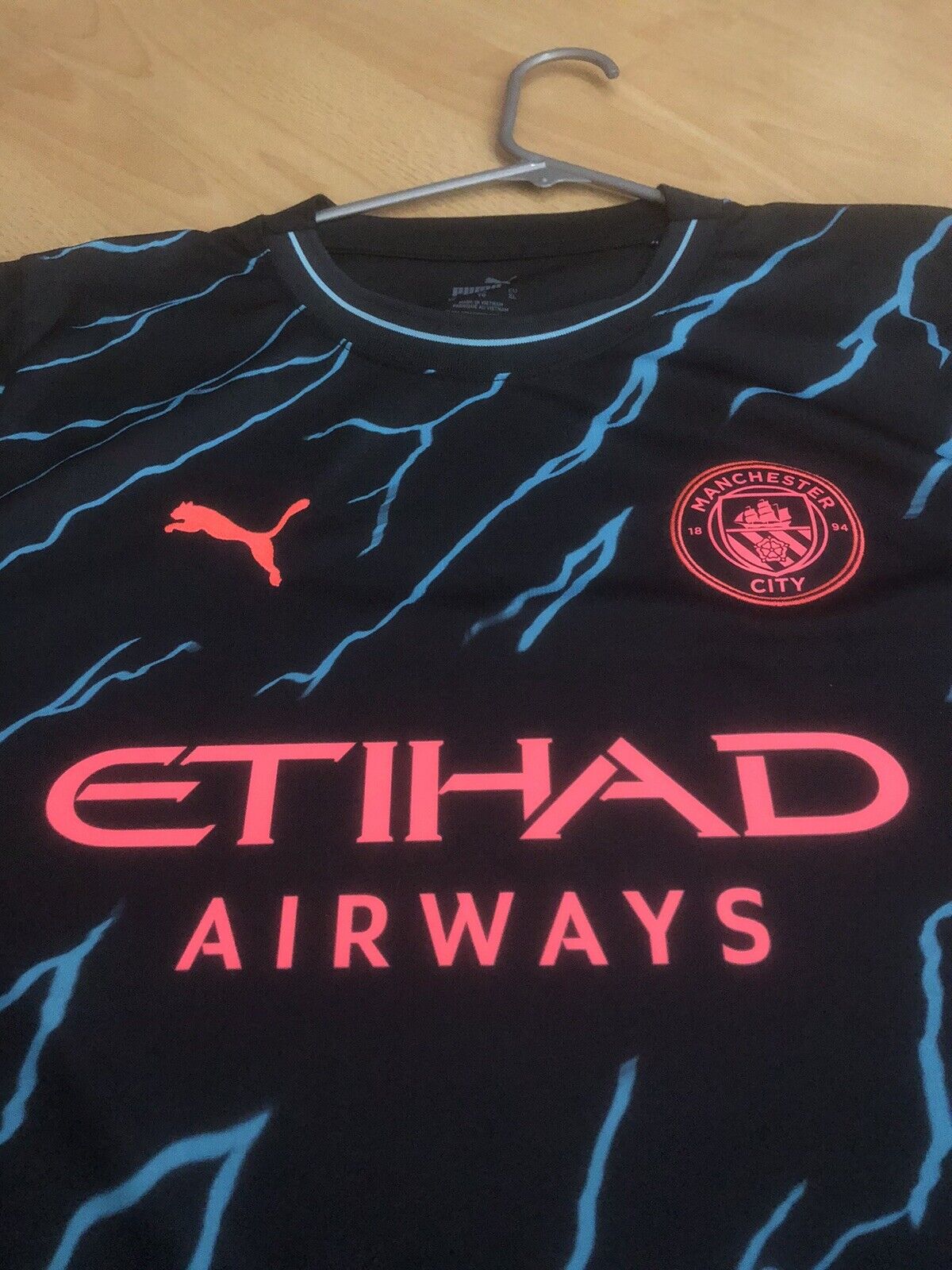 Haaland 9 Manchester City 2023 24 Xl 3rd Shirt Excellent Condition 770461 03