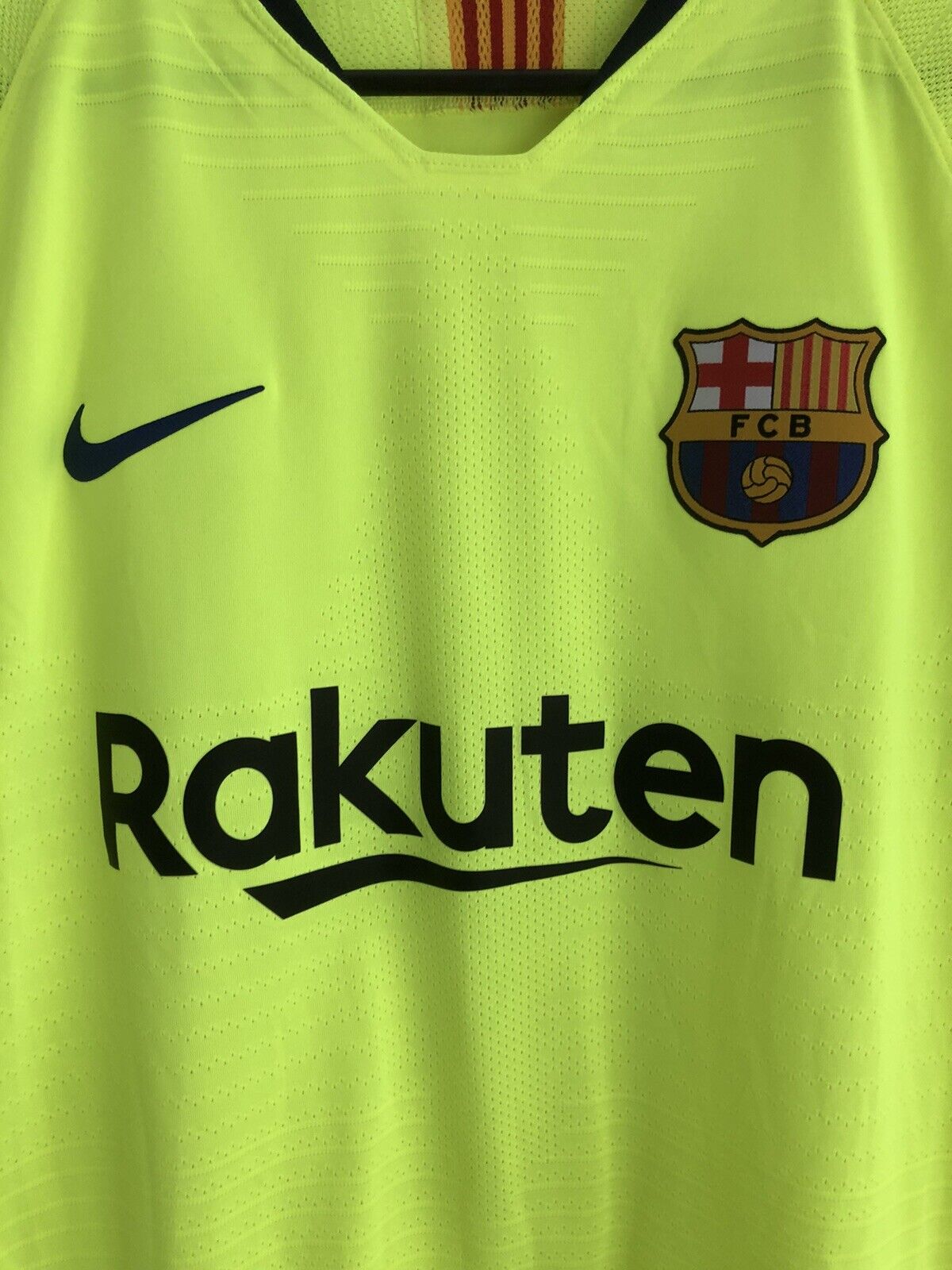 Messi 10 Barcelona Medium 2018 19 Vaporknit Away Excellent Condition 847254 484