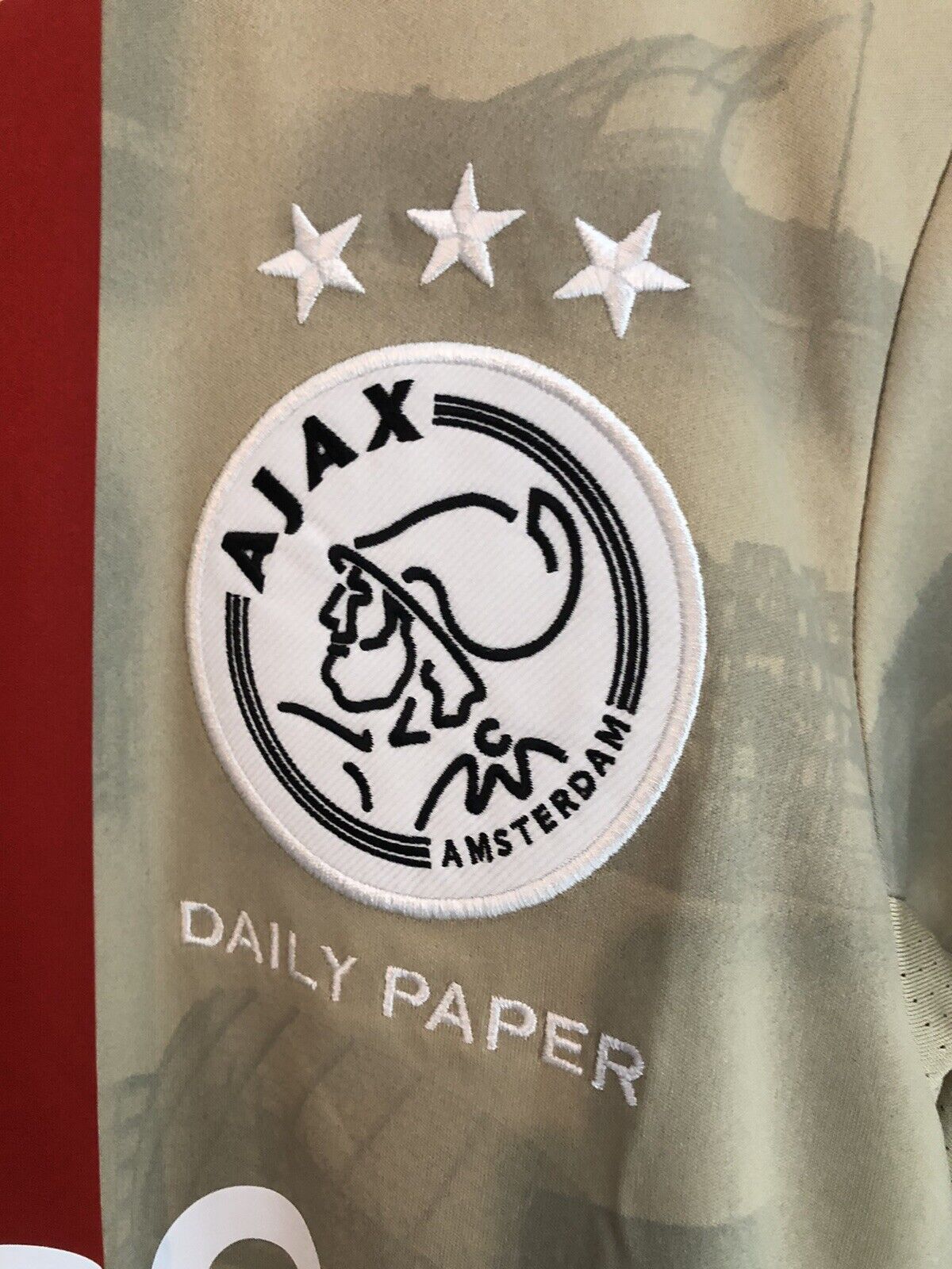J Timber #2 Ajax Amsterdam Daily Paper Small 2021/22 3rd Excellent Condition HG1393