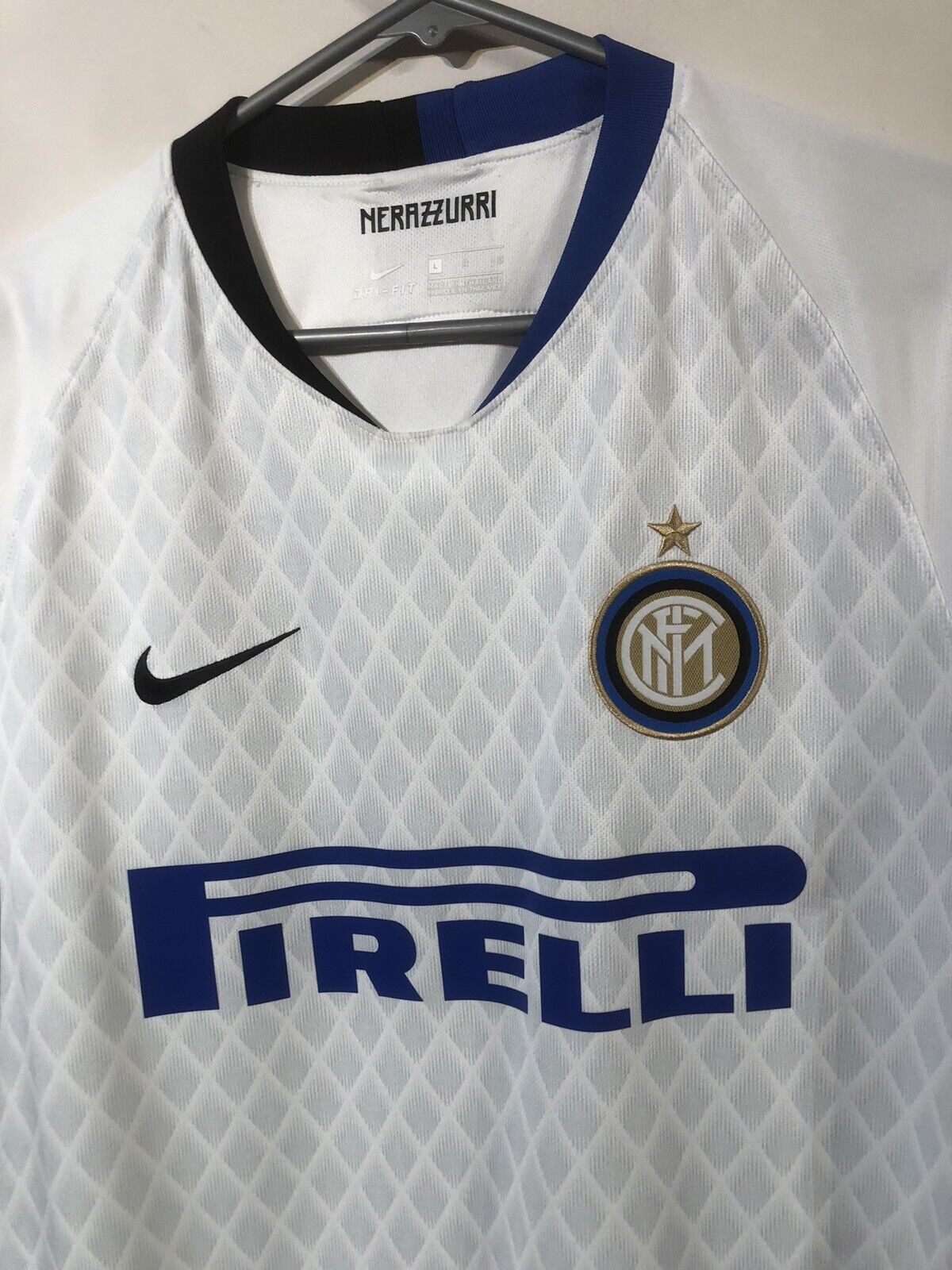 Peresic #44 Inter Milan 2018/19 Away Large Football Shirt Nike Excellent Conditi