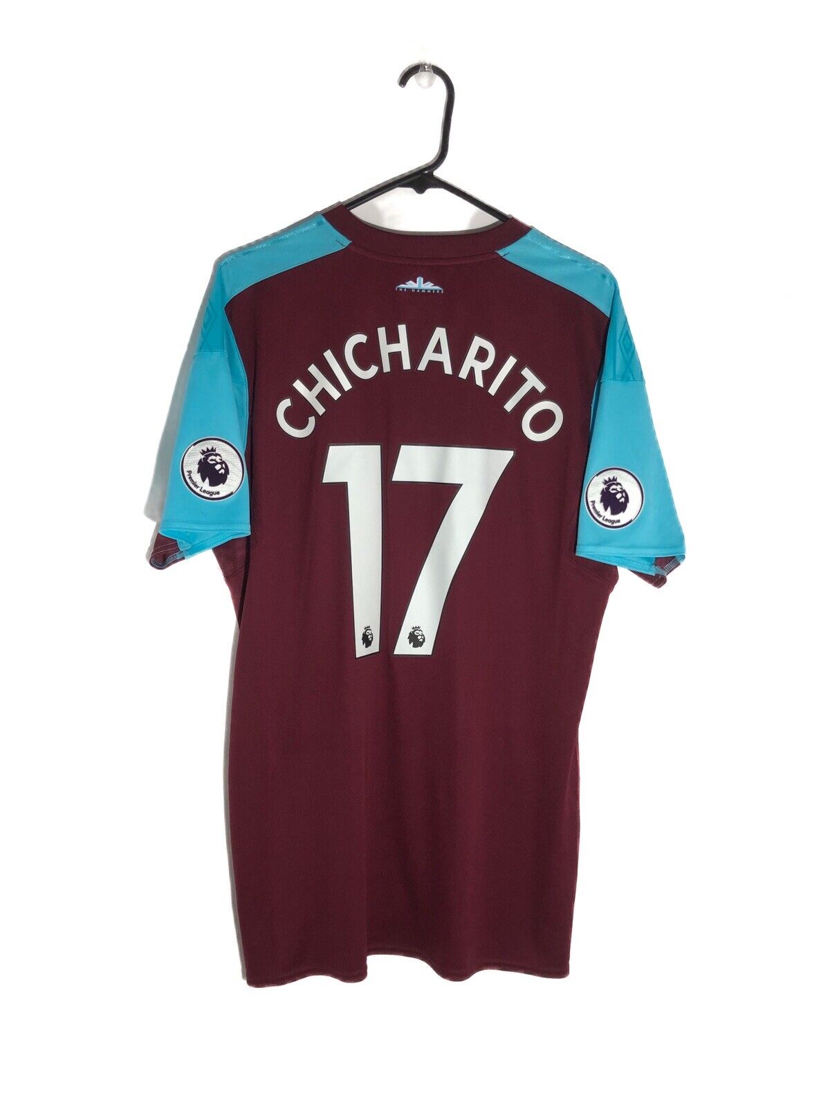 Chicharito 17 West Ham United 2017 18 Large Home Shirt Umbro Excellent Condition