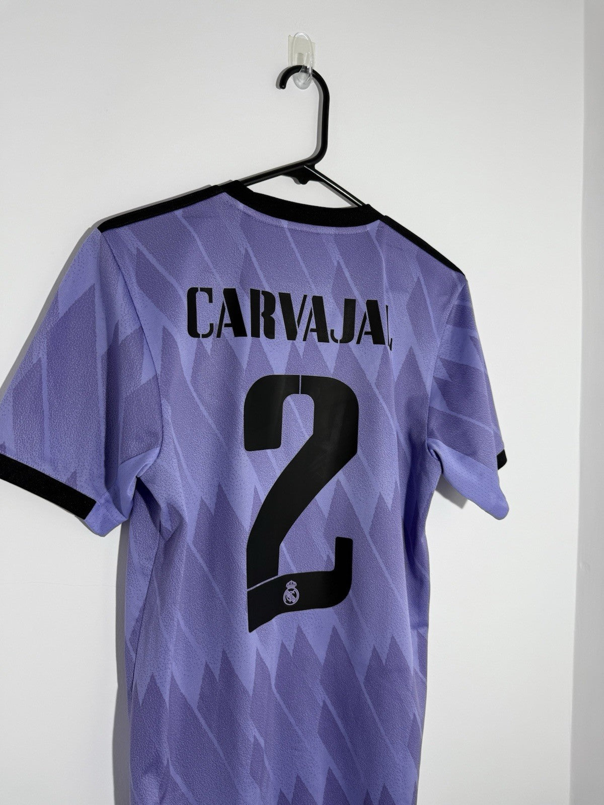 Real Madrid Carvajal #2 2022/23 Away Small Shirt Excellent Condition H18489