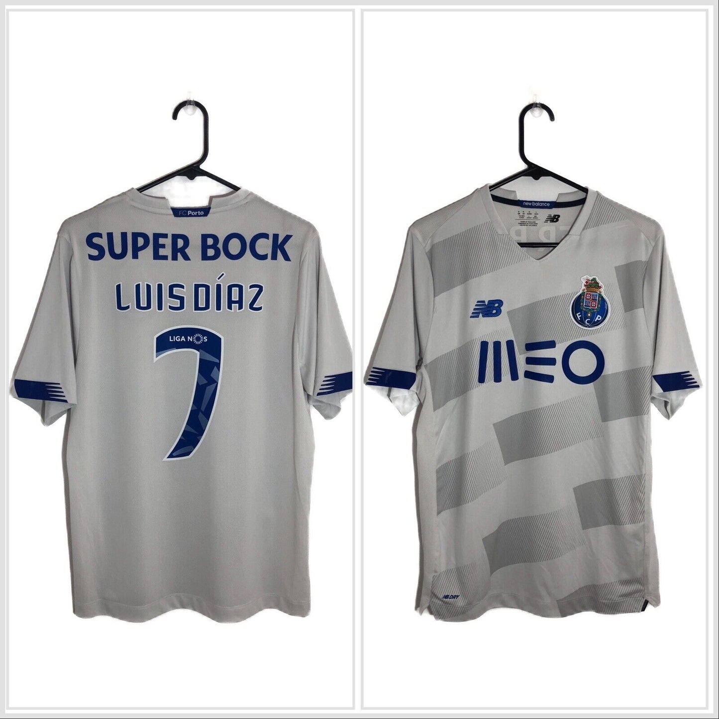 Luis Diaz 7 Porto 2020 21 Medium 3rd Shirt New Balance Excellent Condition