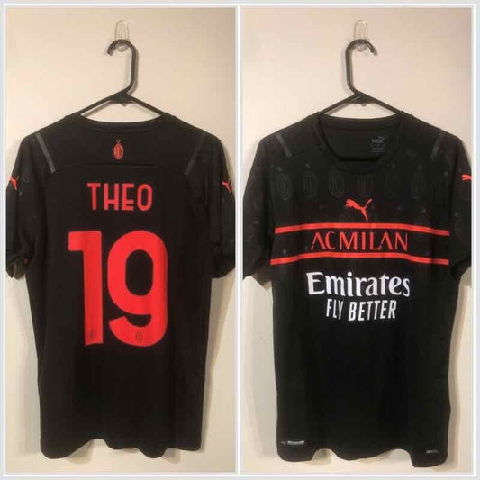 Theo #19 AC Milan Medium 2021/22 3rd Football Shirt Puma BNWT