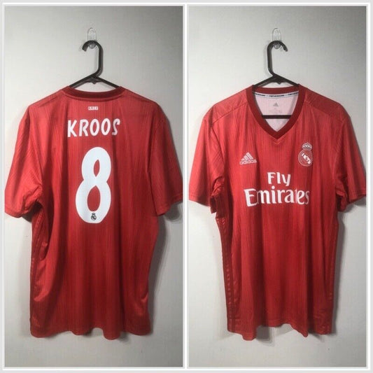 Kroos #8 Real Madrid XL 2018/19 3rd Football Shirt Jersey Adidas BNWT