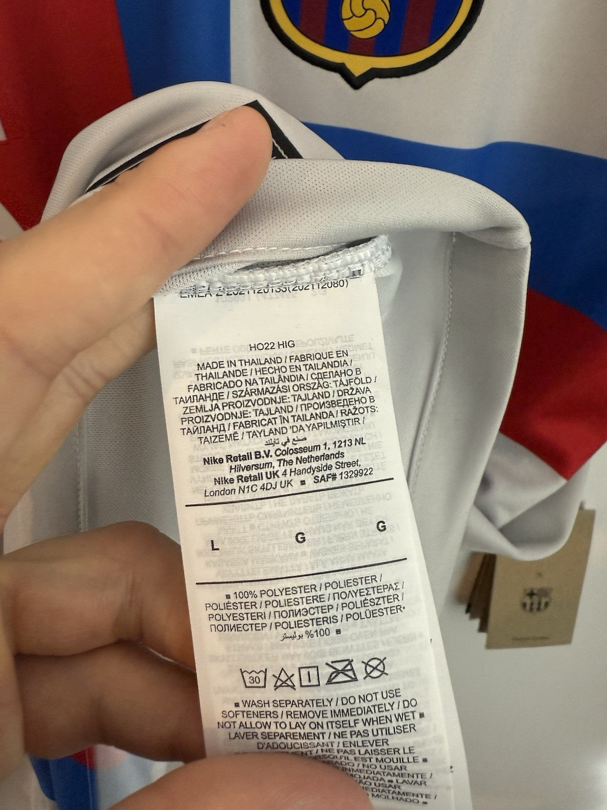 Barcelona Pedri #8 2022/23 3rd Large Shirt Nike BNWT DN2713-043