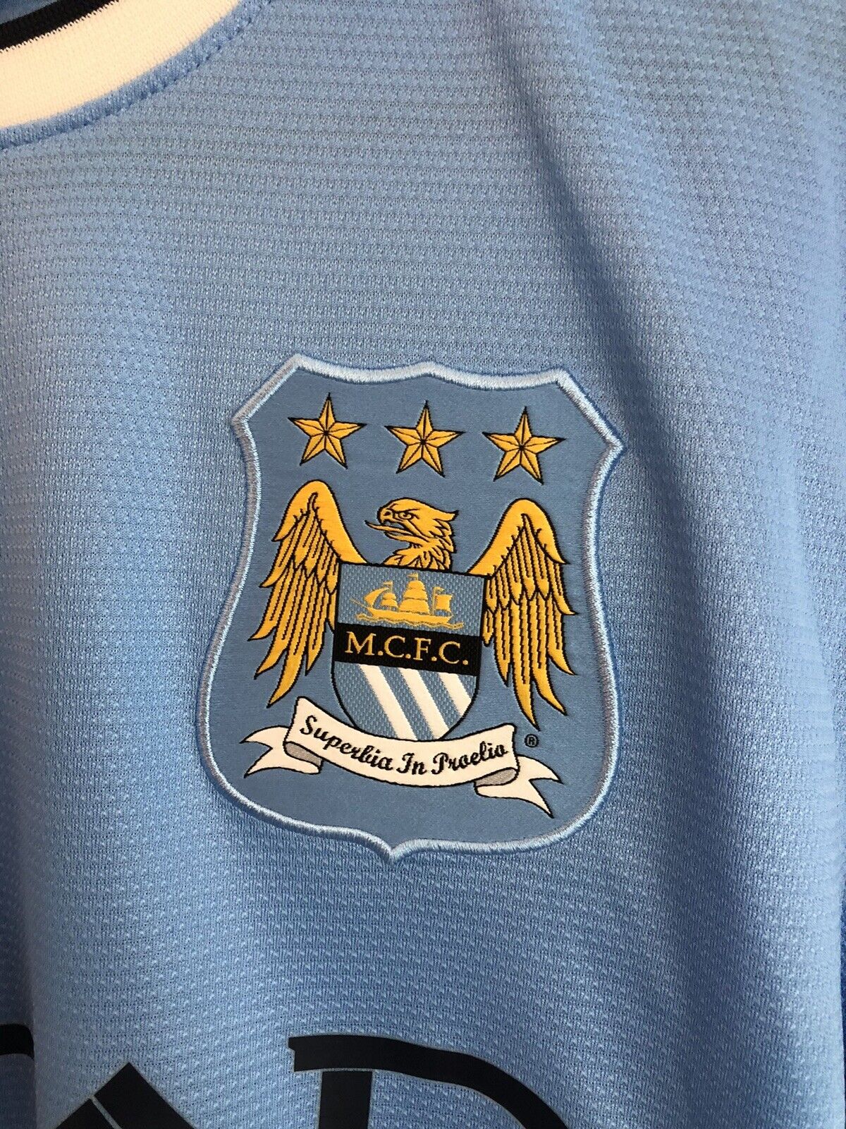 Fernandinho 25 Manchester City 2013 14 Medium Home Excellent Conditio 574863 489