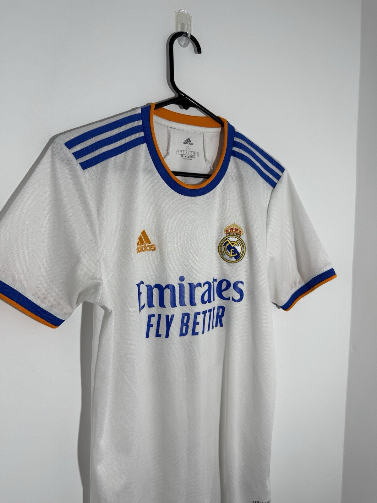 Real Madrid Vini Jr #20 2021/22 Small Home Shirt Adidas Excellent Condition