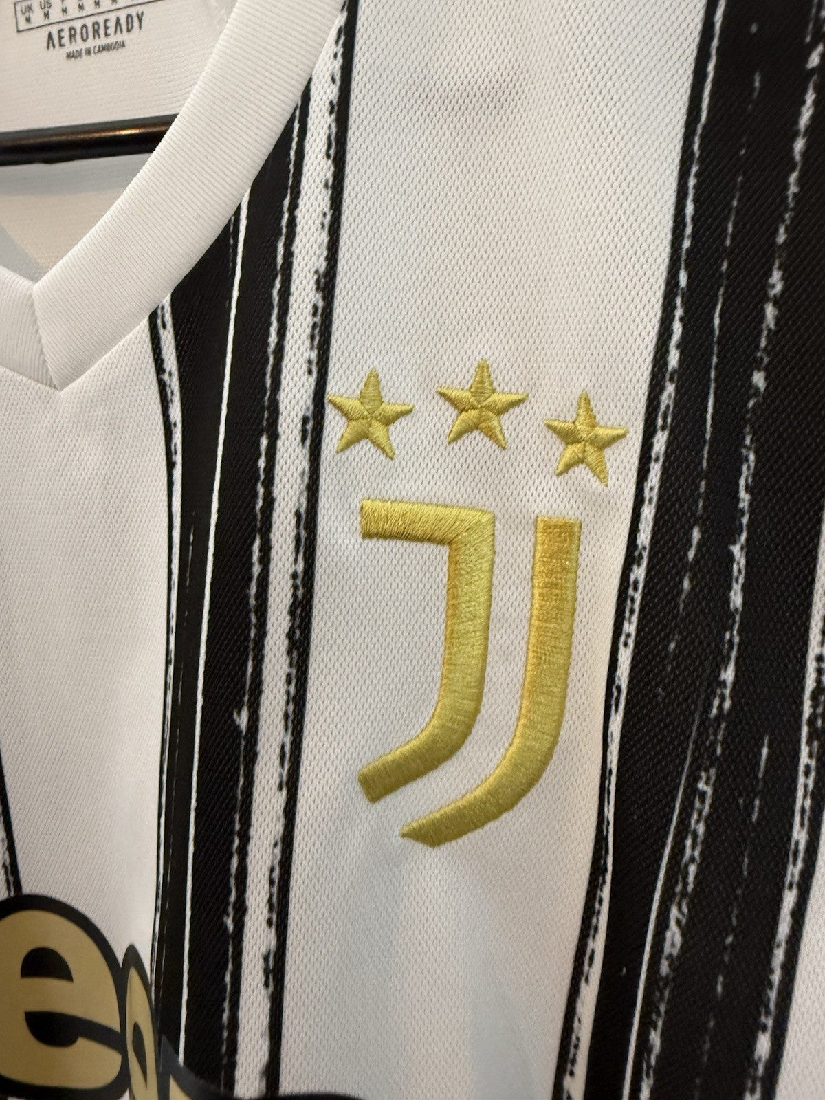 Juventus Ronaldo #7 2020/21 Medium Home Shirt Excellent Condition EI9894