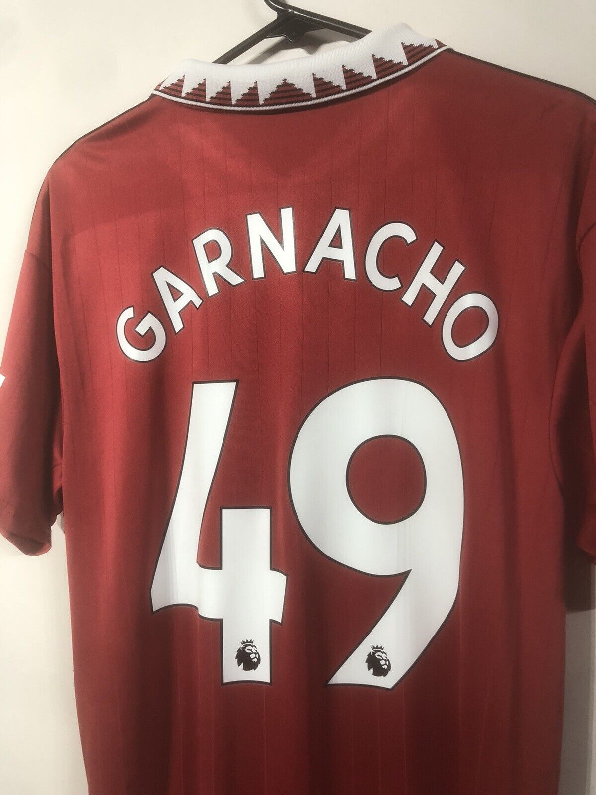 Garnacho #49 Manchester United Large 2022/23 Home Excellent Condition H13881