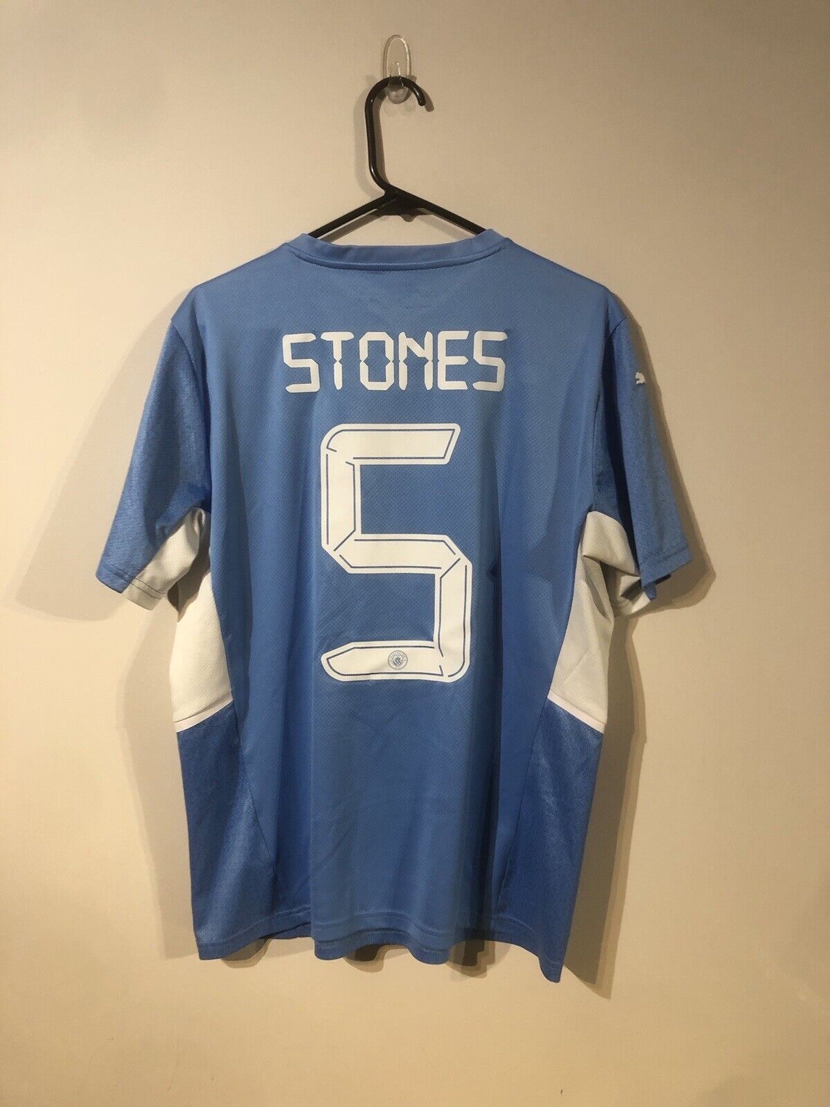 Stones #5 Manchester City 2021/22 Large Home Shirt Puma Very Good Condition