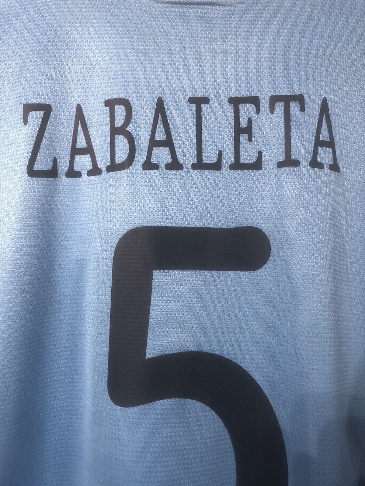 Zabaleta 5 Manchester City 2013 14 Large Home Very Good Condition 574863 489