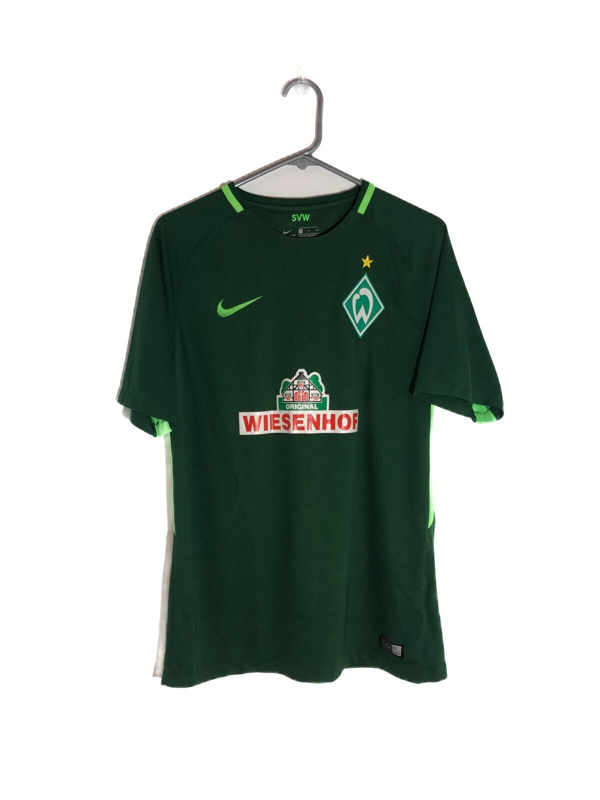 Werder Bremen 2017 18 Medium Home Shirt Nike Excellent Condition 854367 341