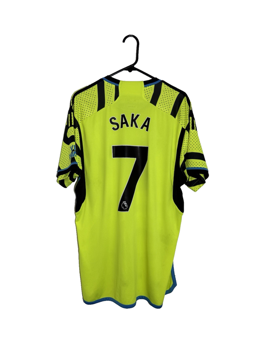 Arsenal Saka #7 2023/24 XL Away Shirt Adidas Excellent Condition HR6927