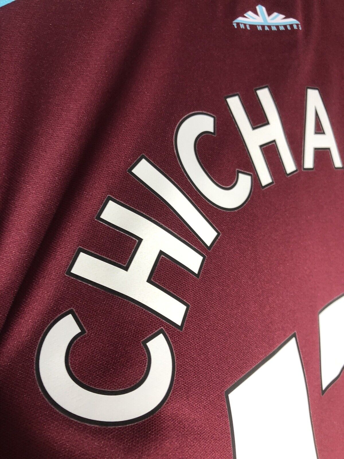 Chicharito 17 West Ham United 2017 18 Large Home Shirt Umbro Excellent Condition