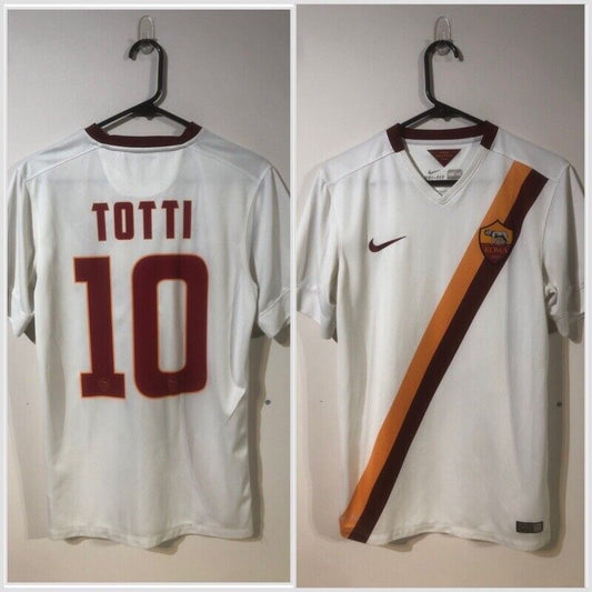Totti #10 AS Roma 2014/15 Away Small Football Shirt Nike Excellent Condition