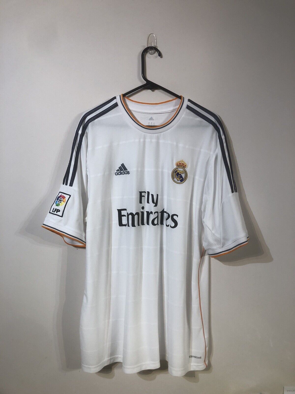 Pepe #3 Real Madrid 2013/14 XX-Large Home L Shirt Adidas Excellent Condition