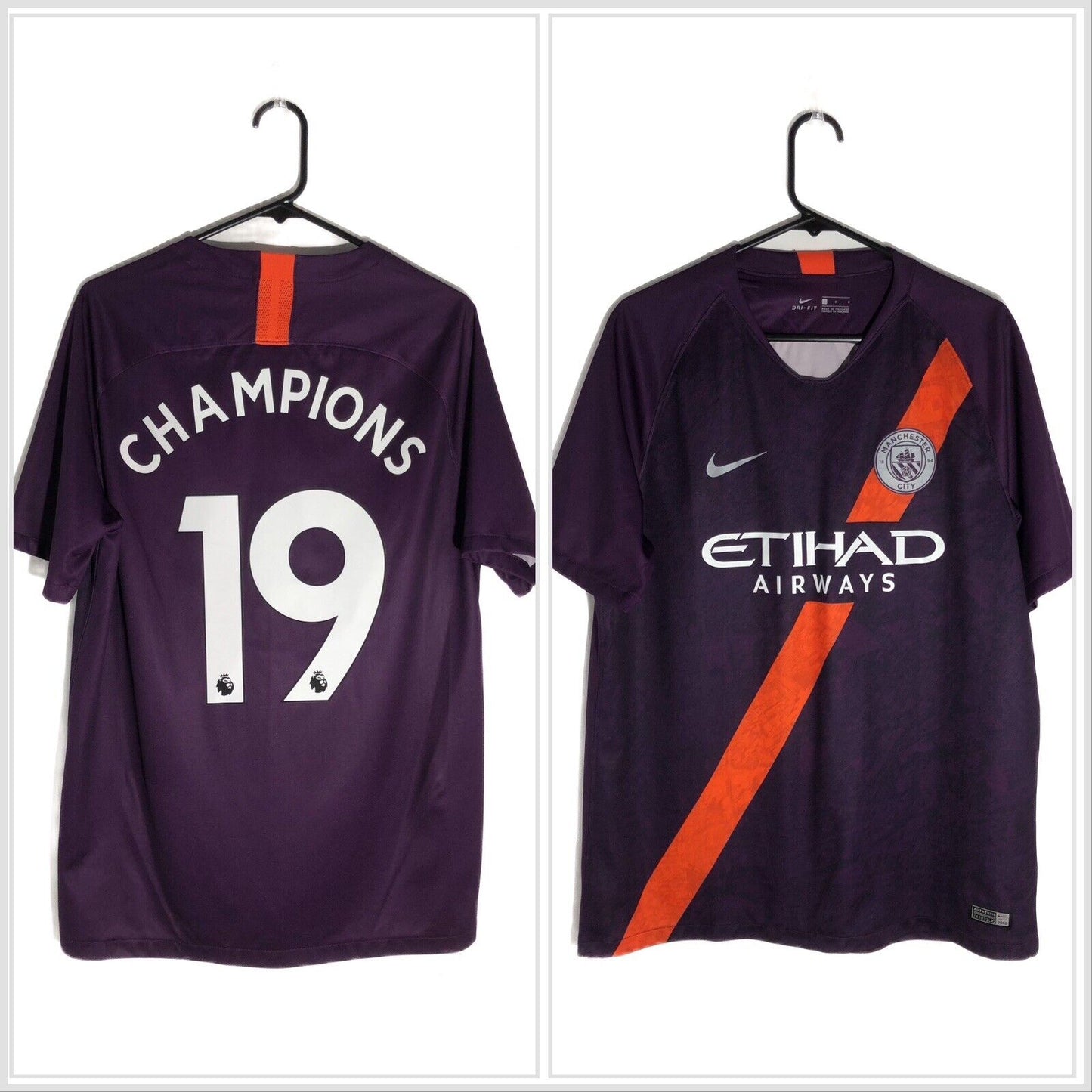 Champions 19 Manchester City 2018 19 Large 3rd Excellent Condition 919001 538