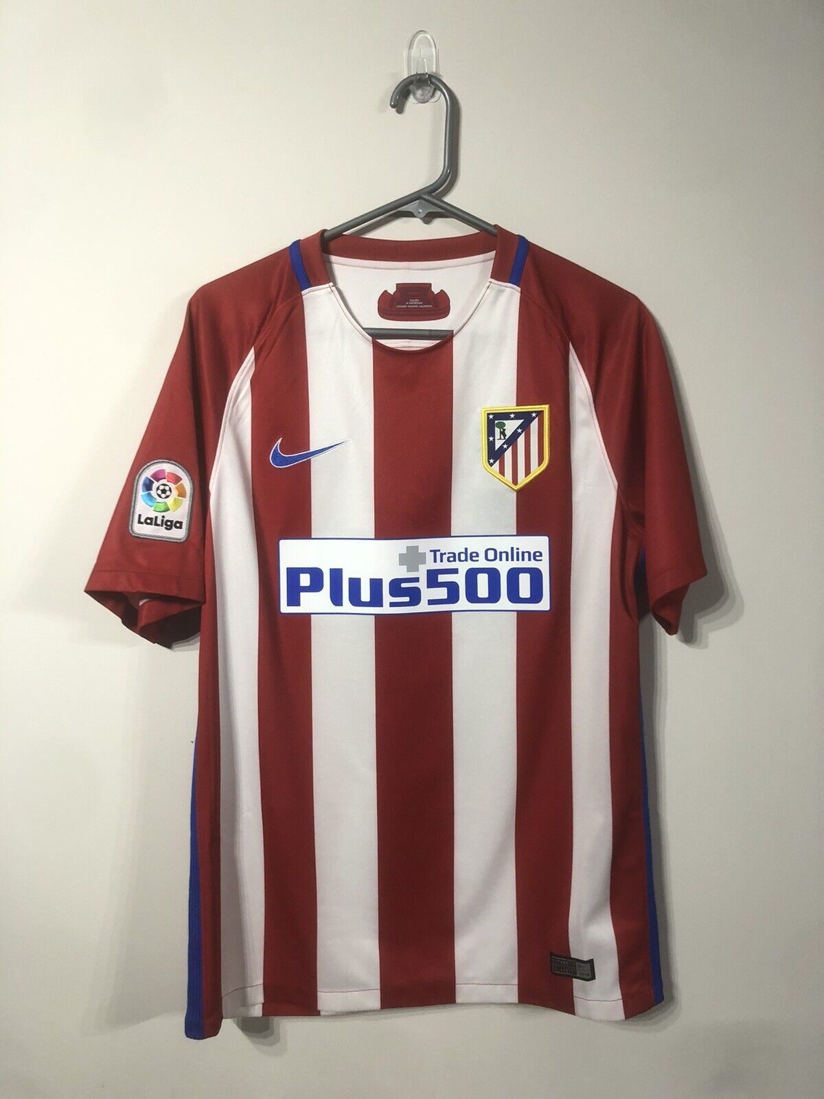 Saul #8 Atletico Madrid 2016/17 Medium Home Shirt Jersey Nike BNWT 808308-649