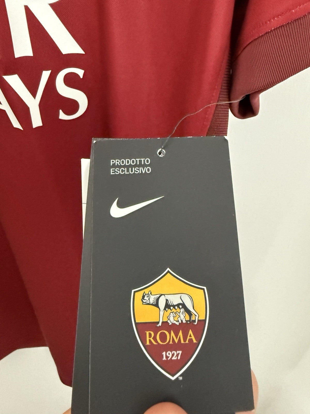 AS Roma Zaniolo #22 2020/21 Home Medium Shirt Nike BNWT CD4248-614