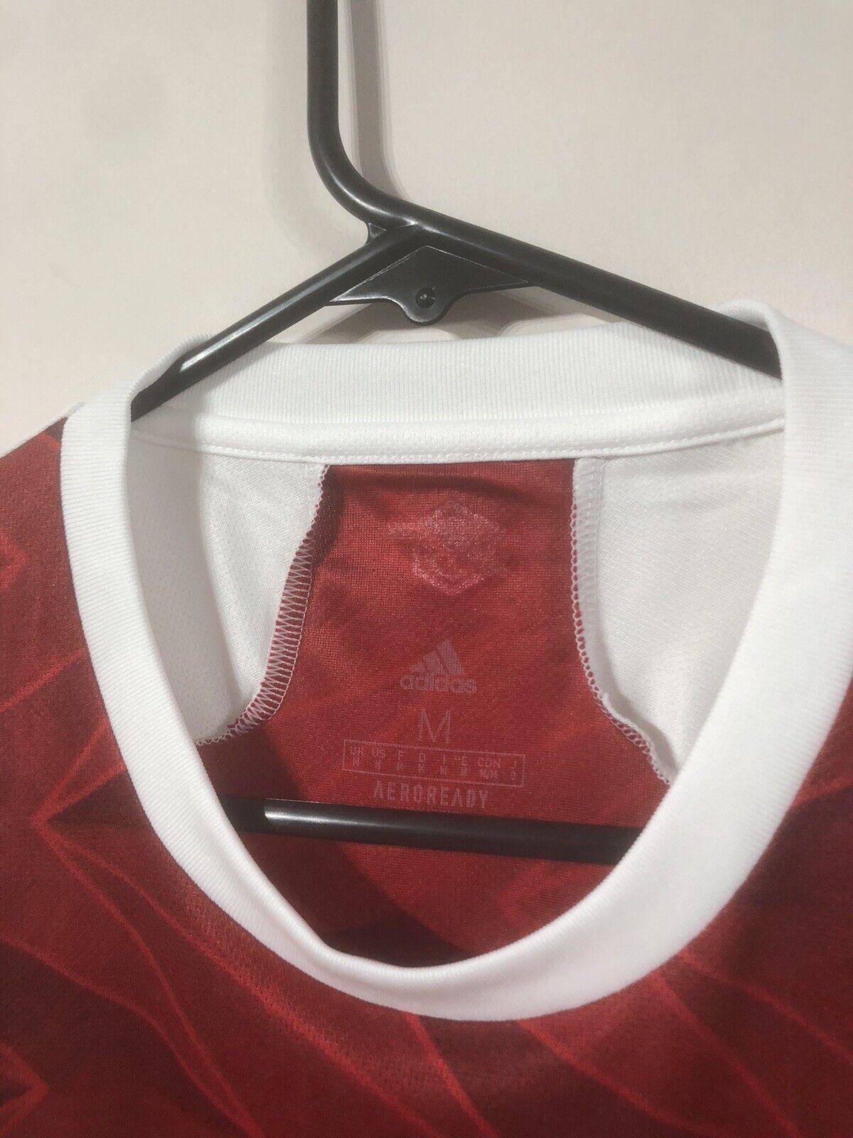 Saka #7 Arsenal 2020/21 Medium L/S Home Shirt Adidas BNWT FH7814