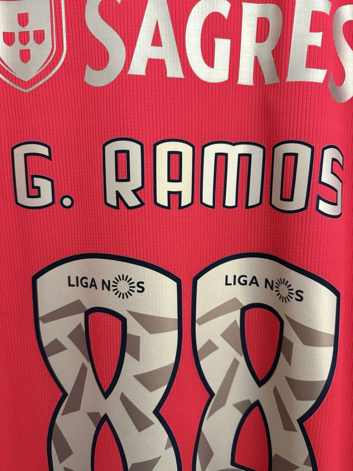 Benfica G. Ramos #88 2020/21 Medium Home Shirt Adidas Excellent Condition GJ9537