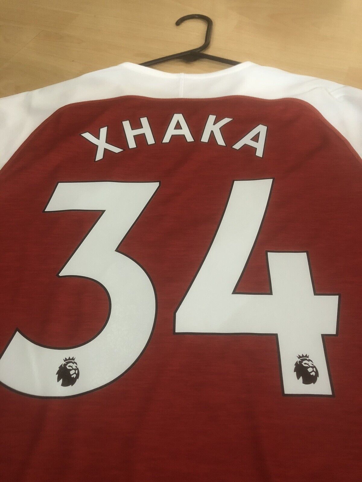 Xhaka #34 Arsenal 2018/19 Xl Home Shirt Puma Excellent Condition 753209-12