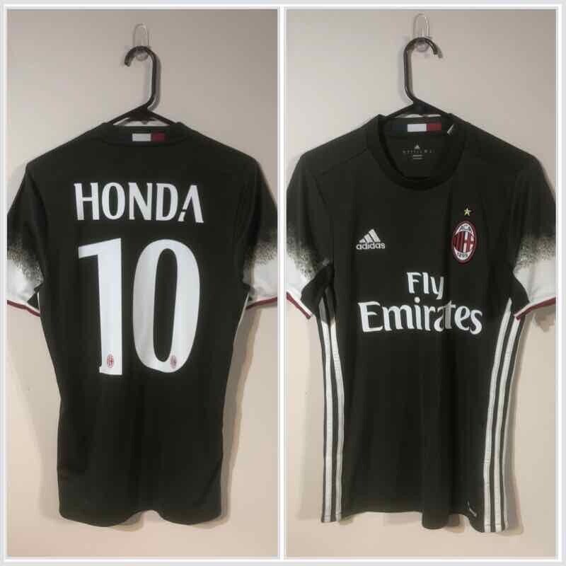 Honda #10 Small AC Milan 2015/16 3rd Shirt Adidas Excellent Condition