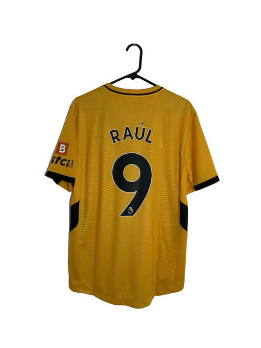 Wolverhampton Wanderers Raul #9 2021/22 Large Home Shirt Castore BNWT