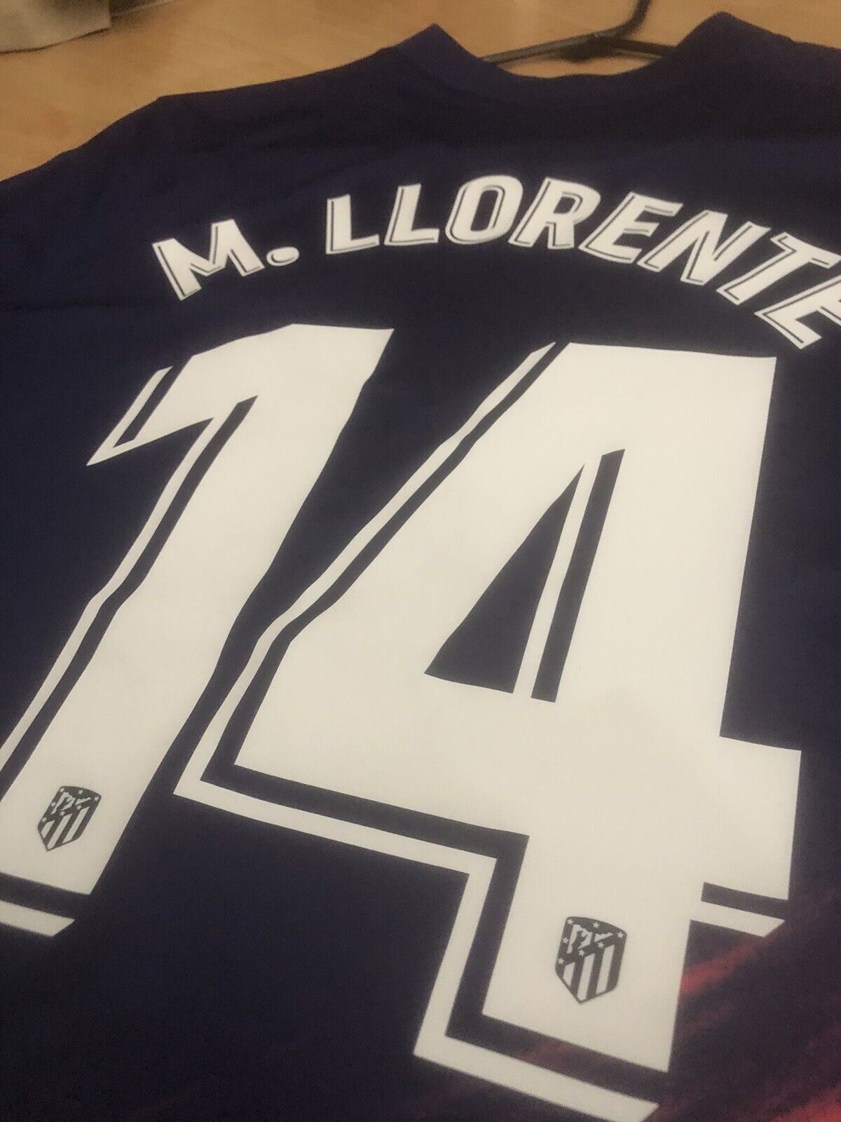 M Llorente 14 Atletico Madrid Large 2021 22 Away Excellent Condition CV7881 422