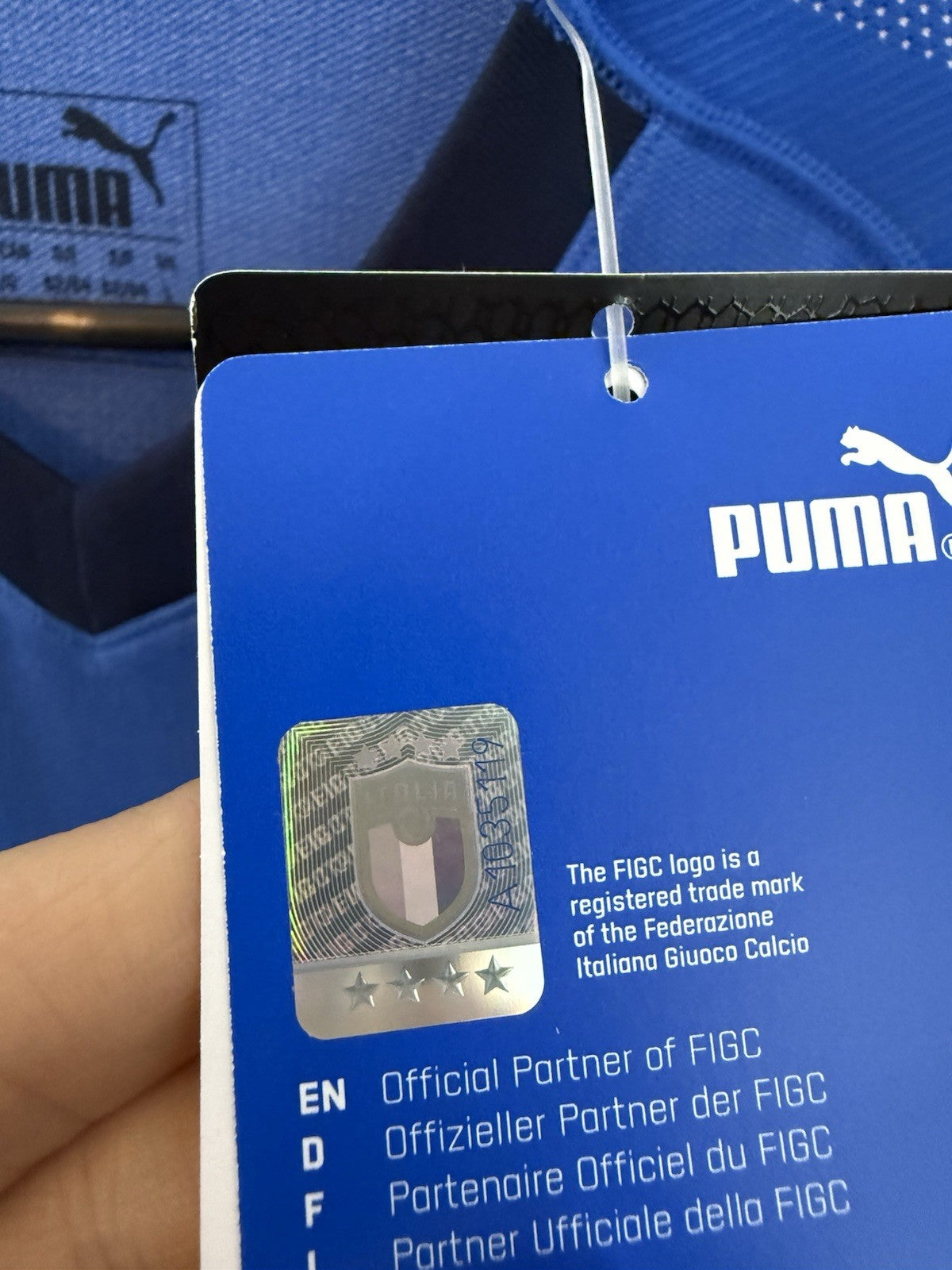 Italy Chiesa #14 2018 Home Large Shirt Puma BNWT 752265-01