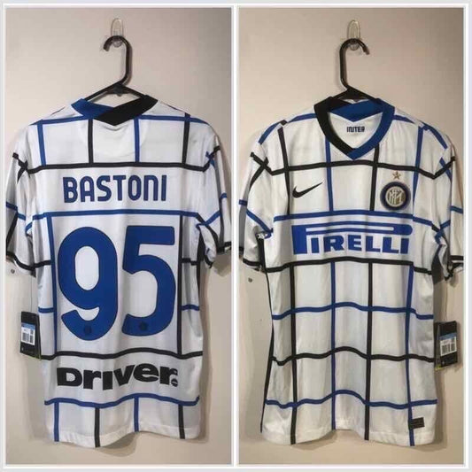 Bastoni #95 Inter Milan 2020/21 Away Medium Football Shirt Jersey Nike BNWT