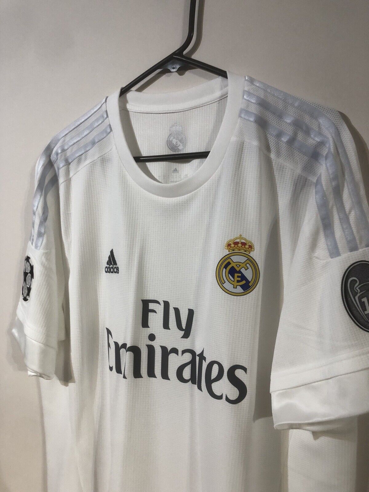 Ronaldo #7 BNWT Real Madrid 2015/16 X-Large Champions League Final Home Shirt