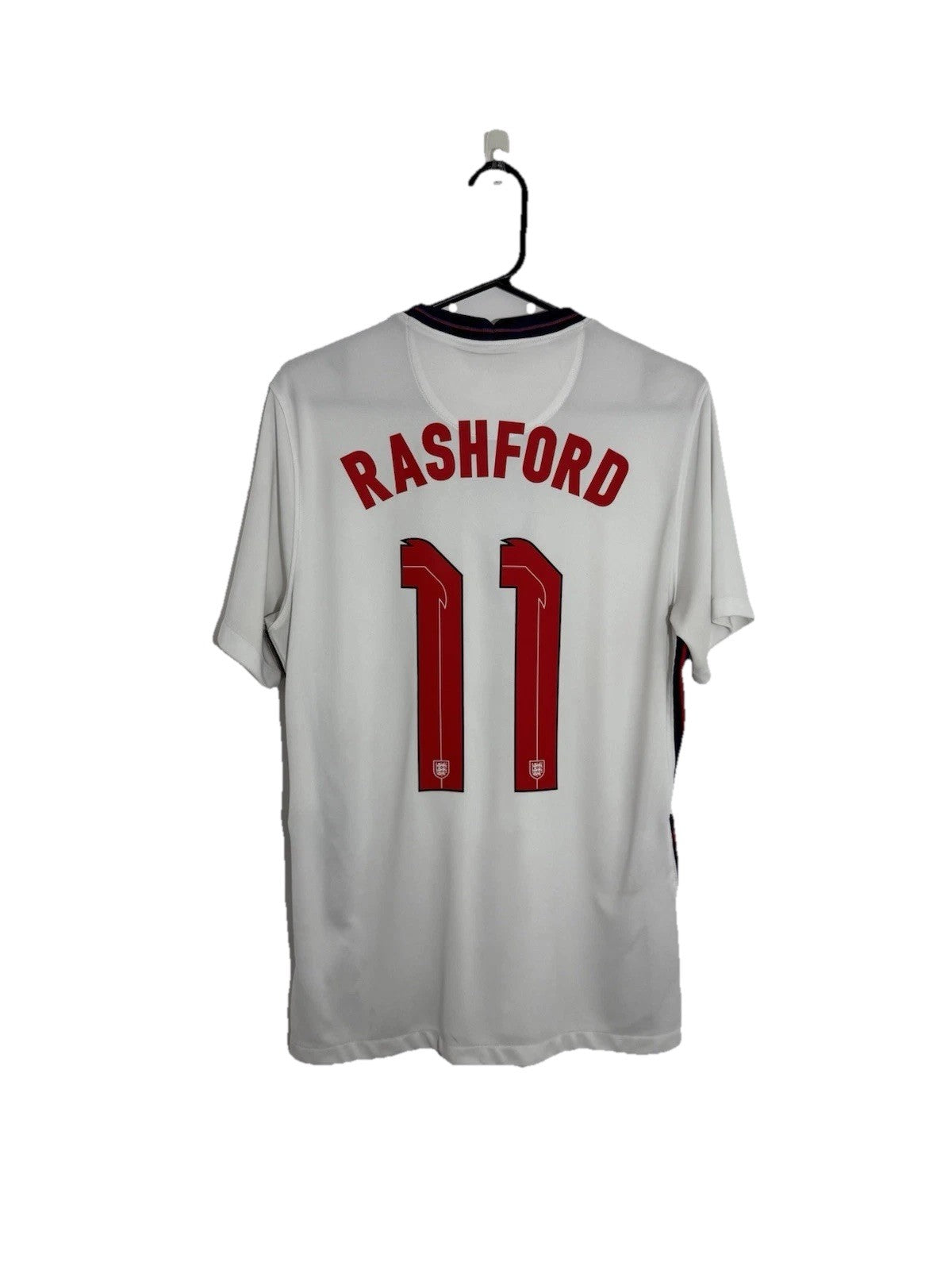 England Rashford #11 2020 Large Home Shirt Excellent Condition CD0697-100