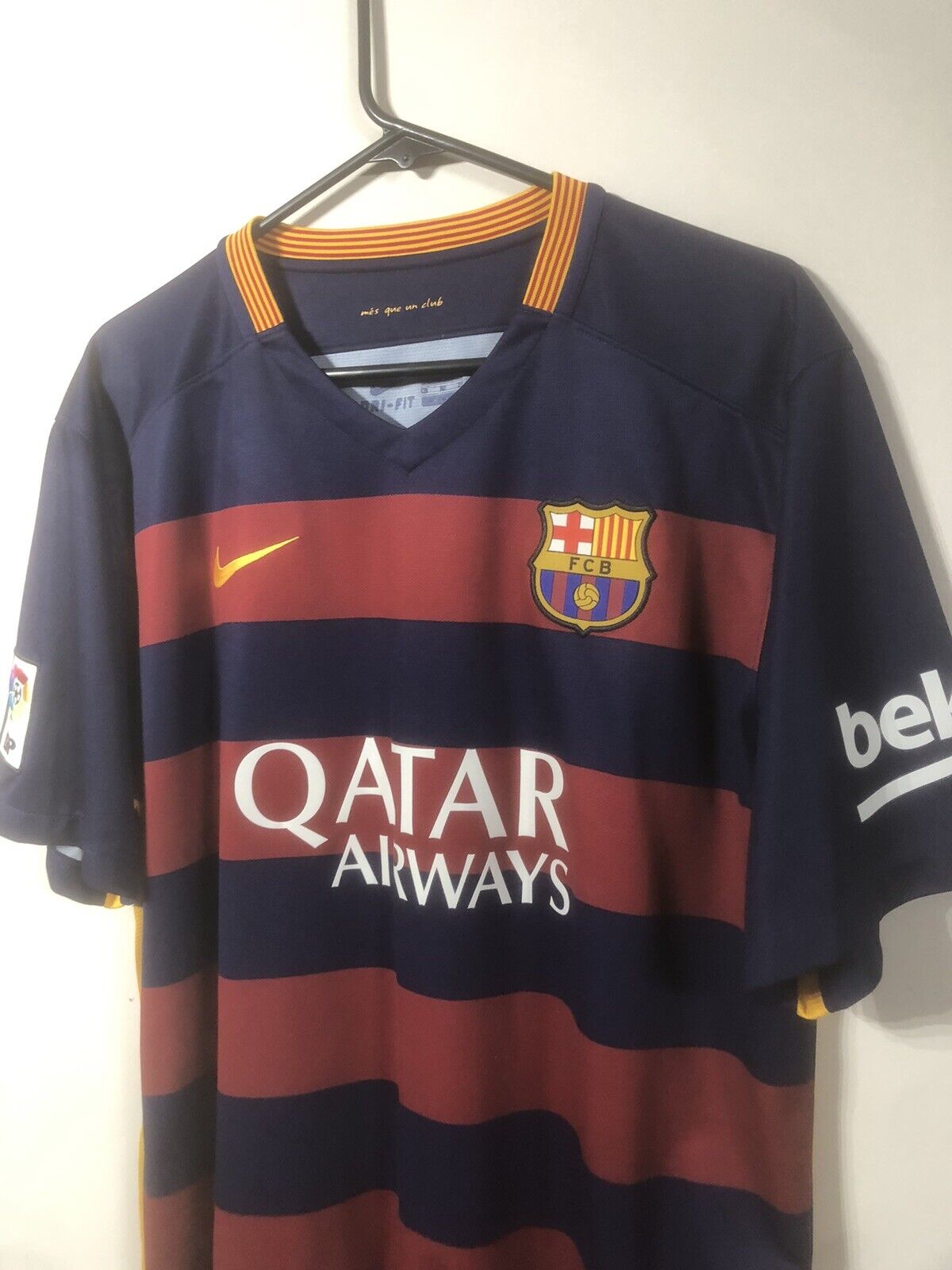 Messi 10 Barcelona 2015 16 Home Xl Shirt Nike Excellent Condition 658794 422