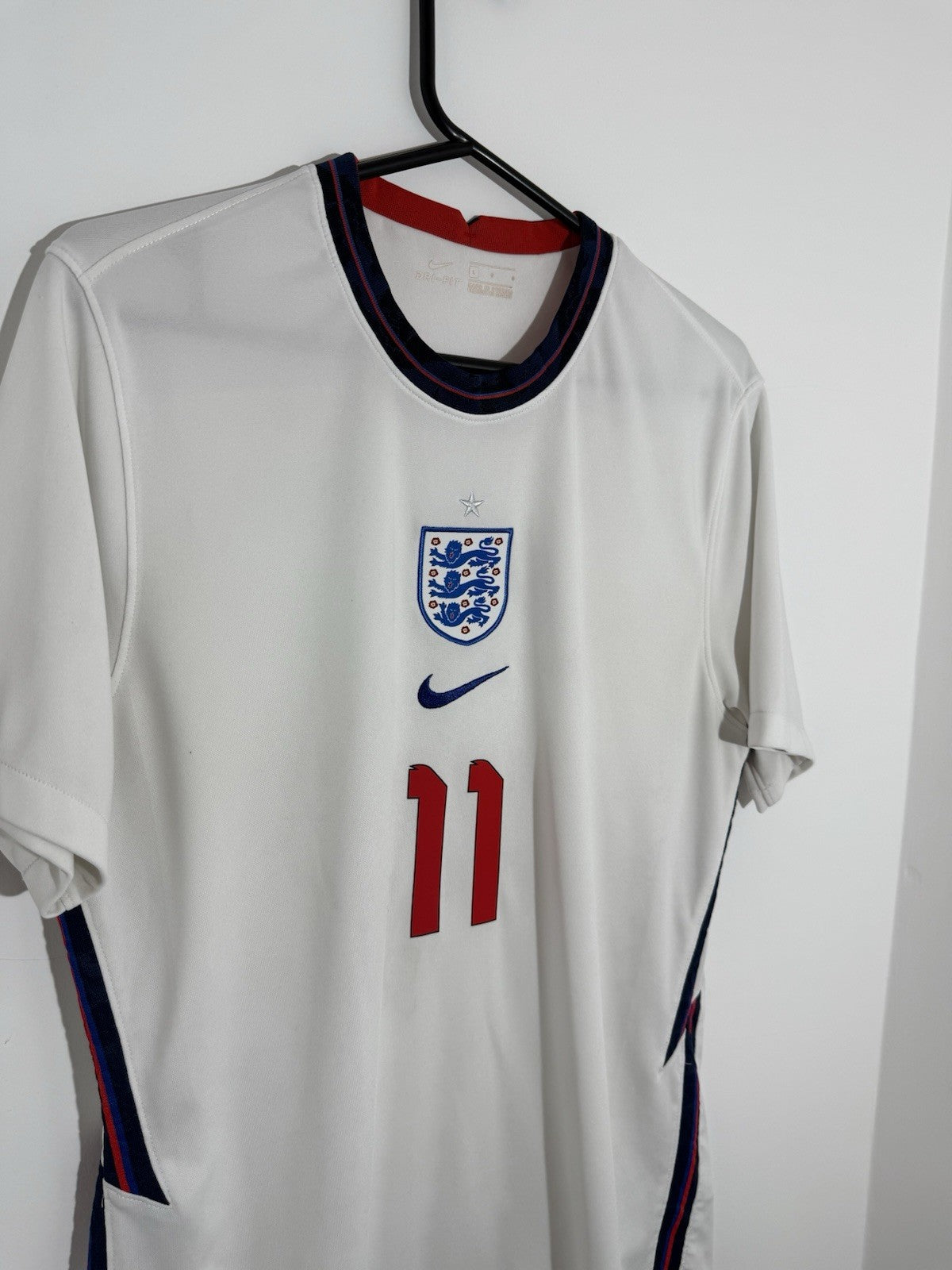 England Rashford #11 2020 Large Home Shirt Excellent Condition CD0697-100