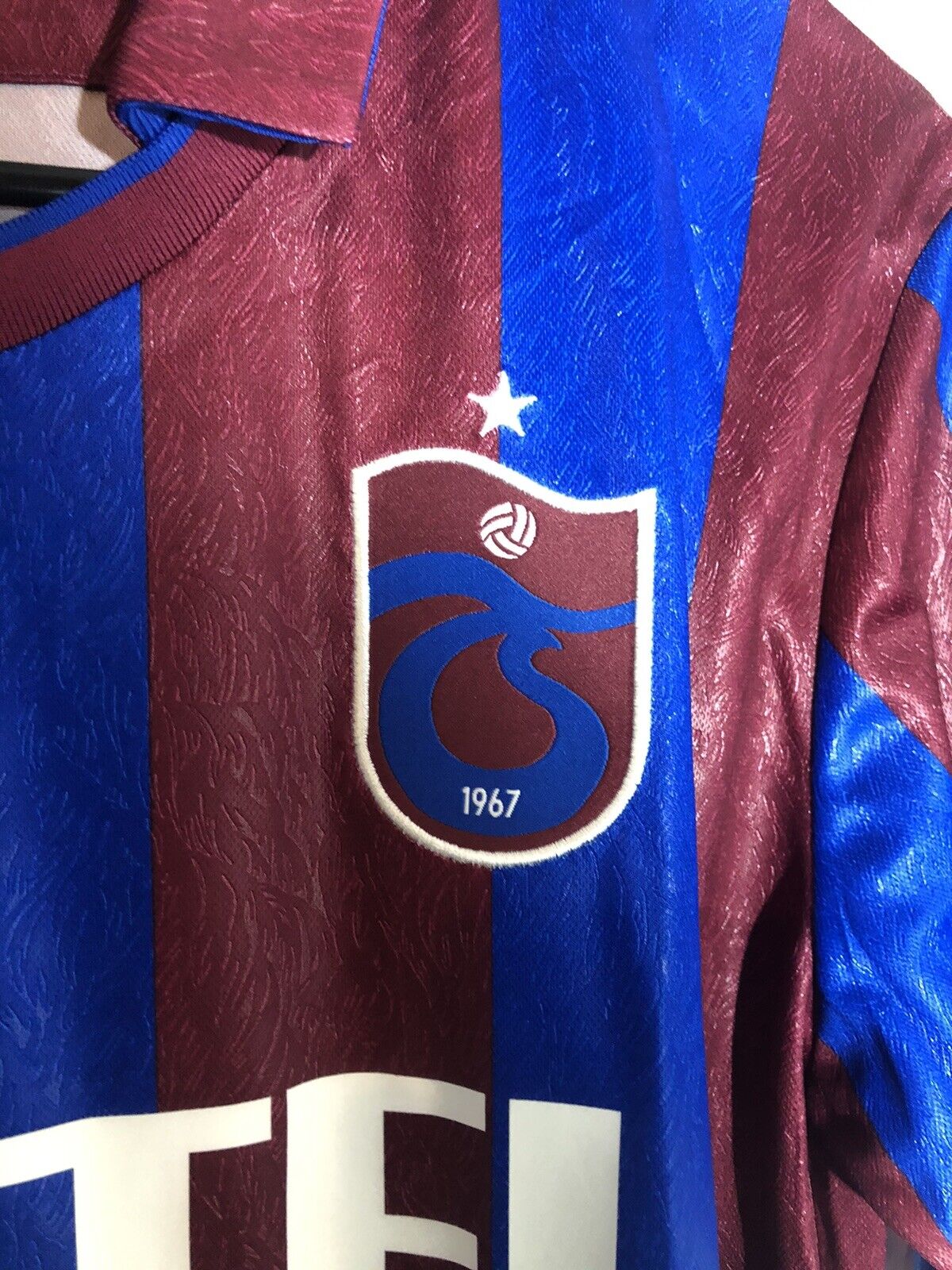 Trabzonspor Medium Authentic Home 2020 21 Shirt Macron Excellent Condition