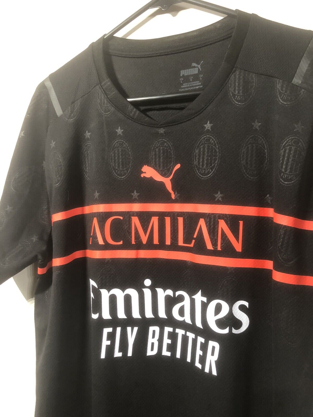 Giroud #9 AC Milan Large 2021/22 Third Shirt Puma Excellent Condition 759132-03