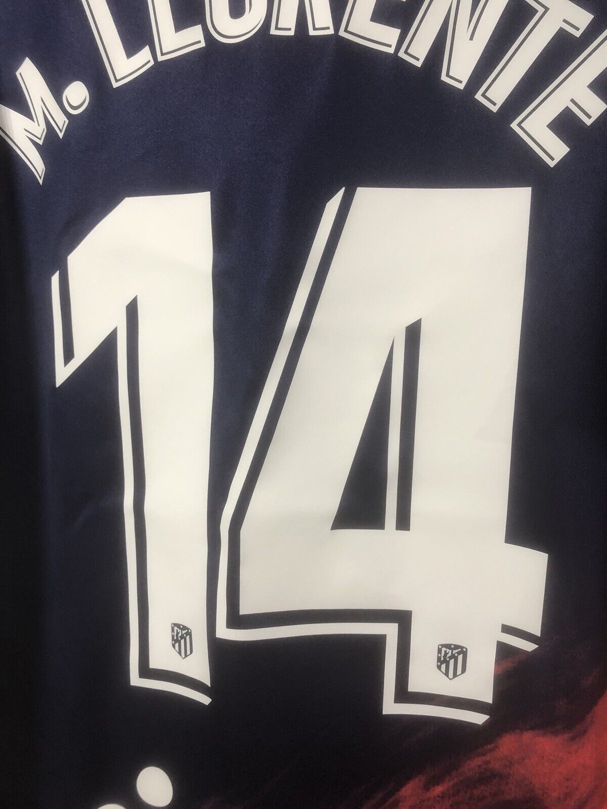 M Llorente 14 Atletico Madrid Large 2021 22 Away Excellent Condition CV7881 422