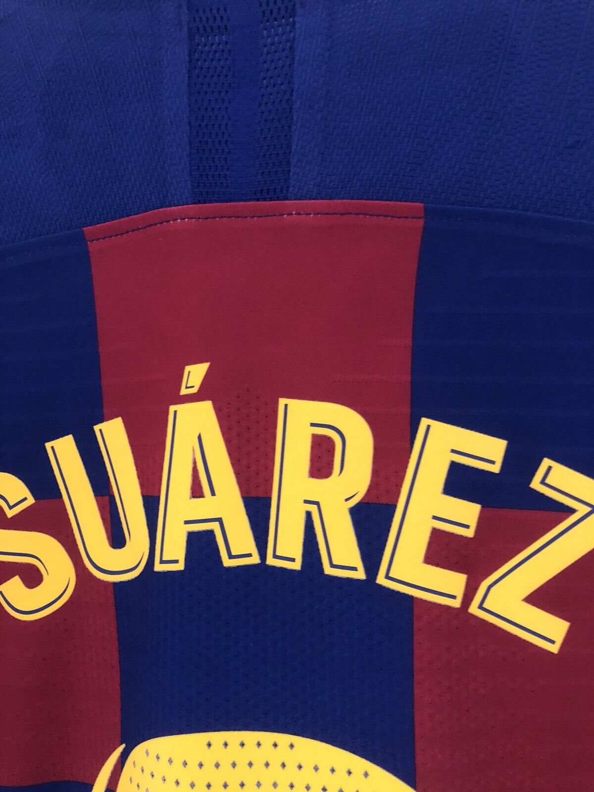 Suarez 9 Barcelona Vaporknit Medium 2019 20 Home Excellent Condition Aj5257 456
