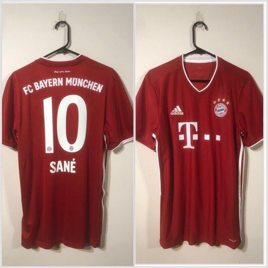 Sane #10 Bayern Munich 2020/21 Large Home Football Shirt BNWT