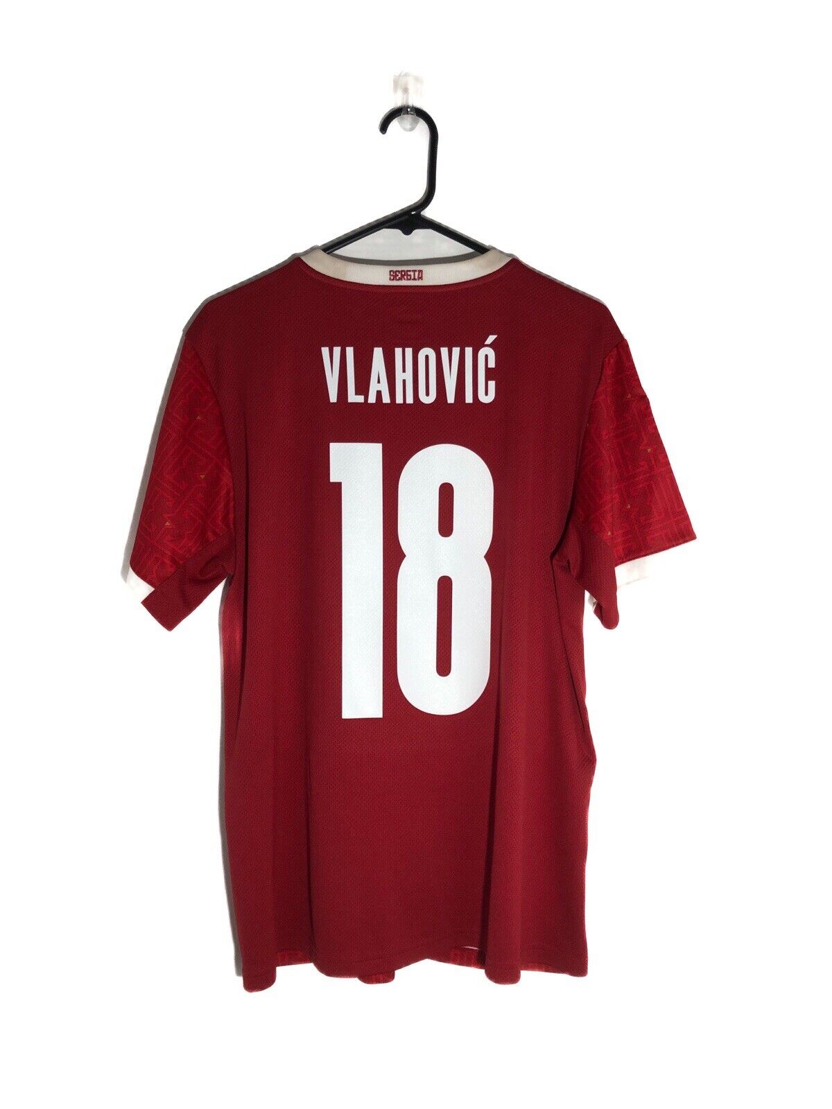 Vlahovic 18 Serbia 2020 21 Large Home Shirt Puma Excellent Condition 756515 01