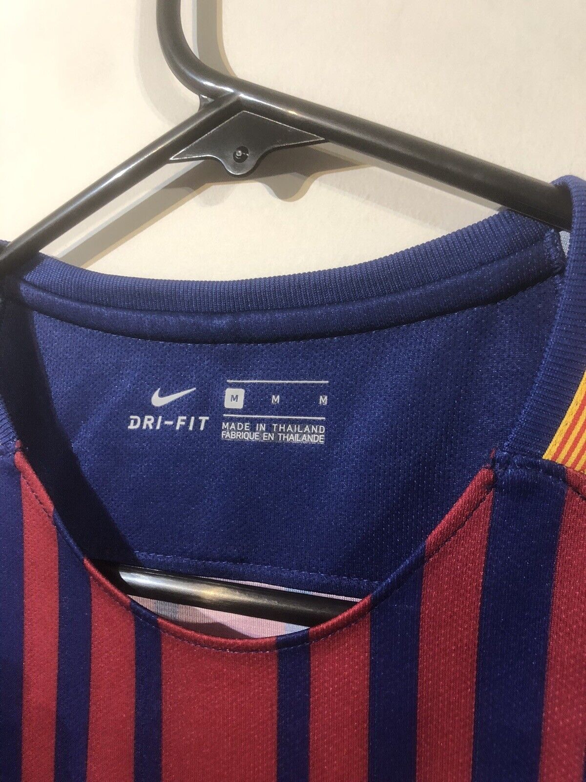 Suarez #9 Barcelona 2017/18 Medium CL Home Shirt Nike Excellent Condition