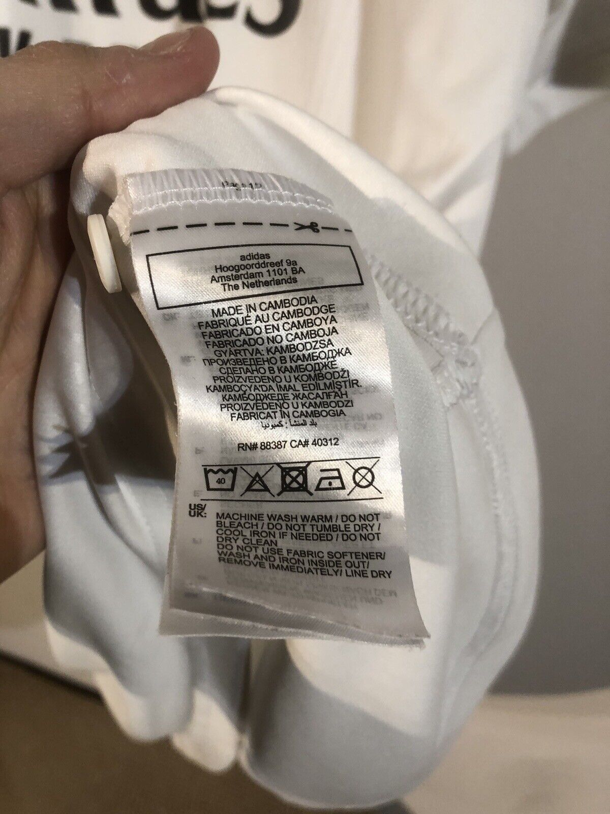 Alaba #4 Real Madrid 2022/23 Home Large Shirt Adidas Excellent Condition