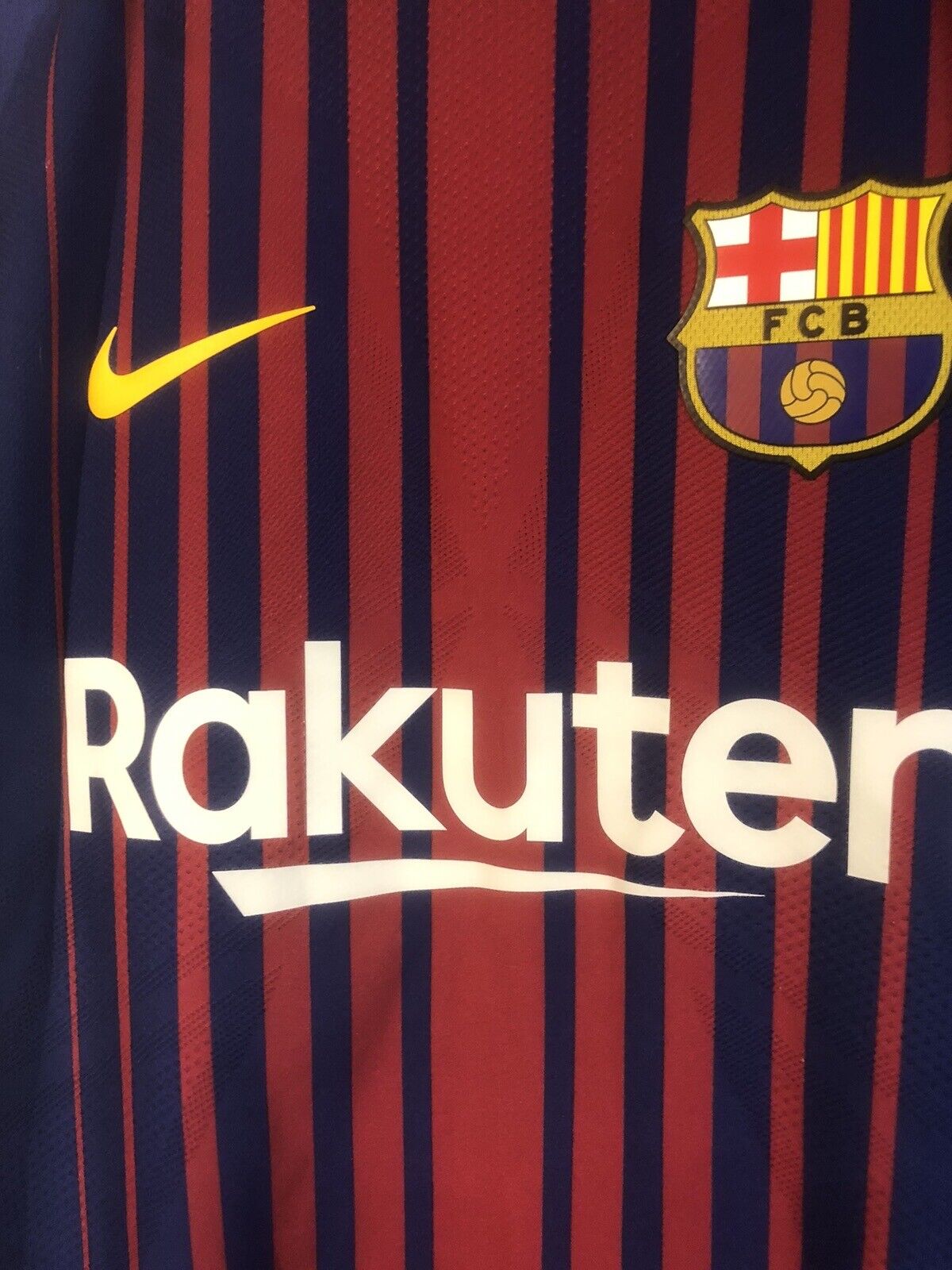 Suarez #9 Barcelona 2017/18 Small Home Aeroswift Shirt Nike Excellent Condition