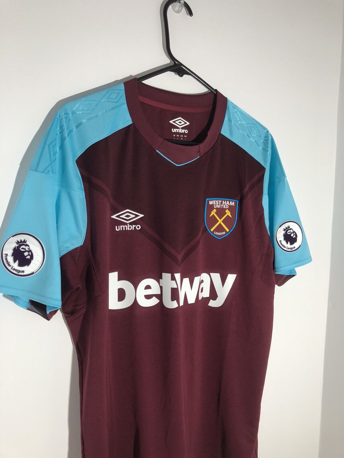 Chicharito 17 West Ham United 2017 18 Large Home Shirt Umbro Excellent Condition