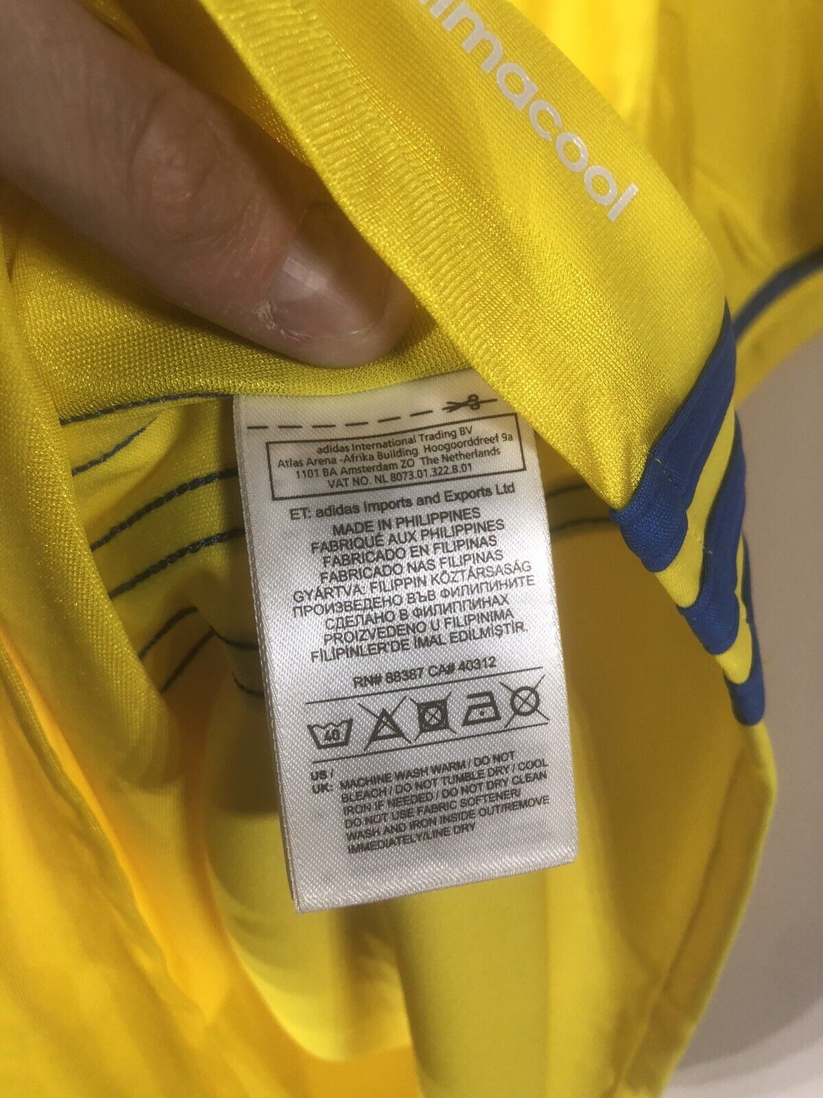 Sweden 2016 Home Large Shirt Adidas BNWT